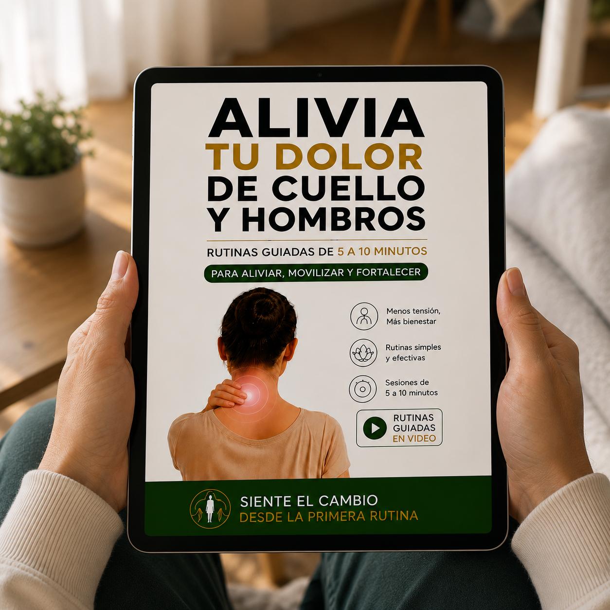 RUTINAS GUIADAS PARA ALIVIAR CUELLO Y HOMBROS